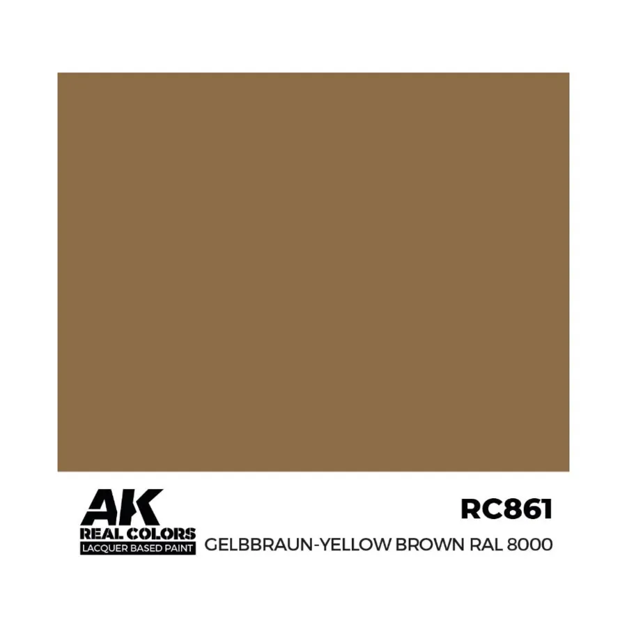 

Гельббраун-Желто-Коричневый RAL 8000, Paint - Real Color, Dropper Bottles (AK-Interactive)