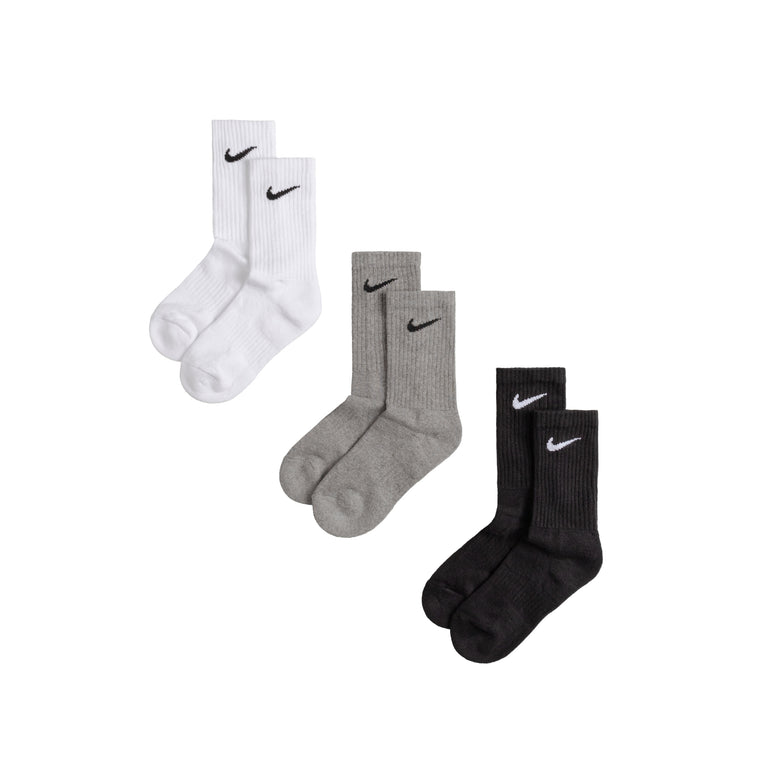 

Носки everyday cushioned crew socks 3 pack Nike, черный