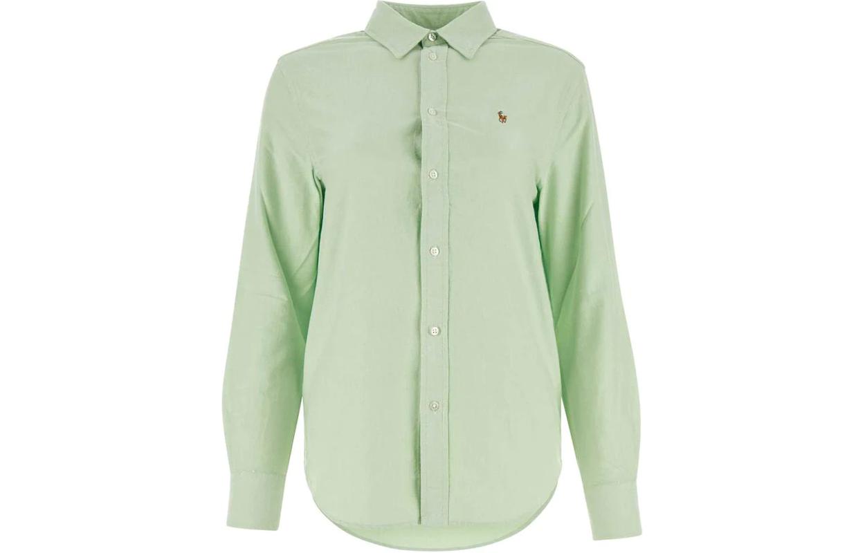 Футболка Polo Ralph Lauren расслабленного кроя, зеленая — фото 2