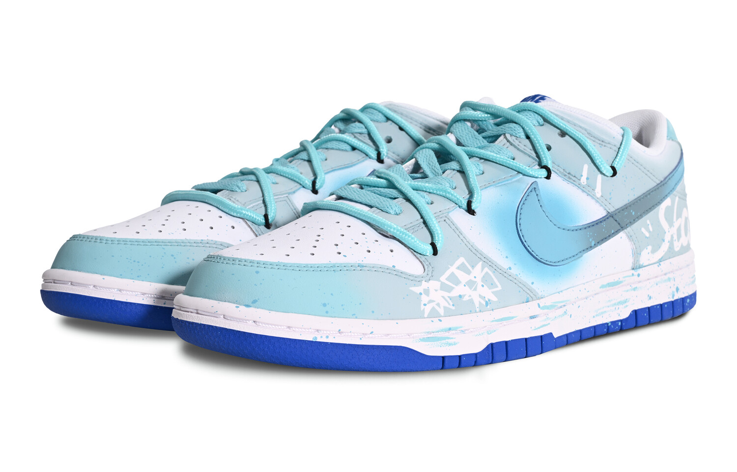 

Кроссовки Nike Dunk Skateboarding Shoes Unisex Low-top Powder Blue, розовый