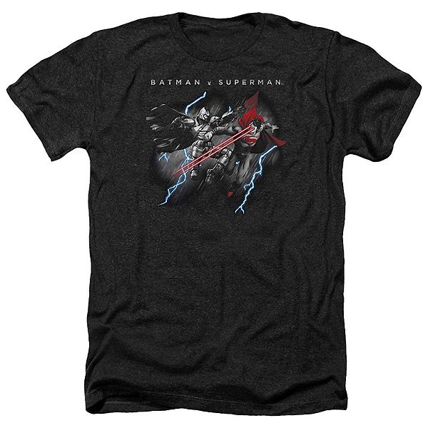 

Футболка Batman v Superman lightning fight adult heather Licensed Character