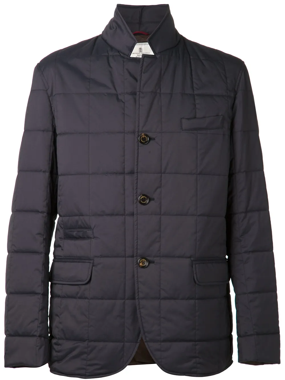 

Стеганая куртка Brunello Cucinelli, синий