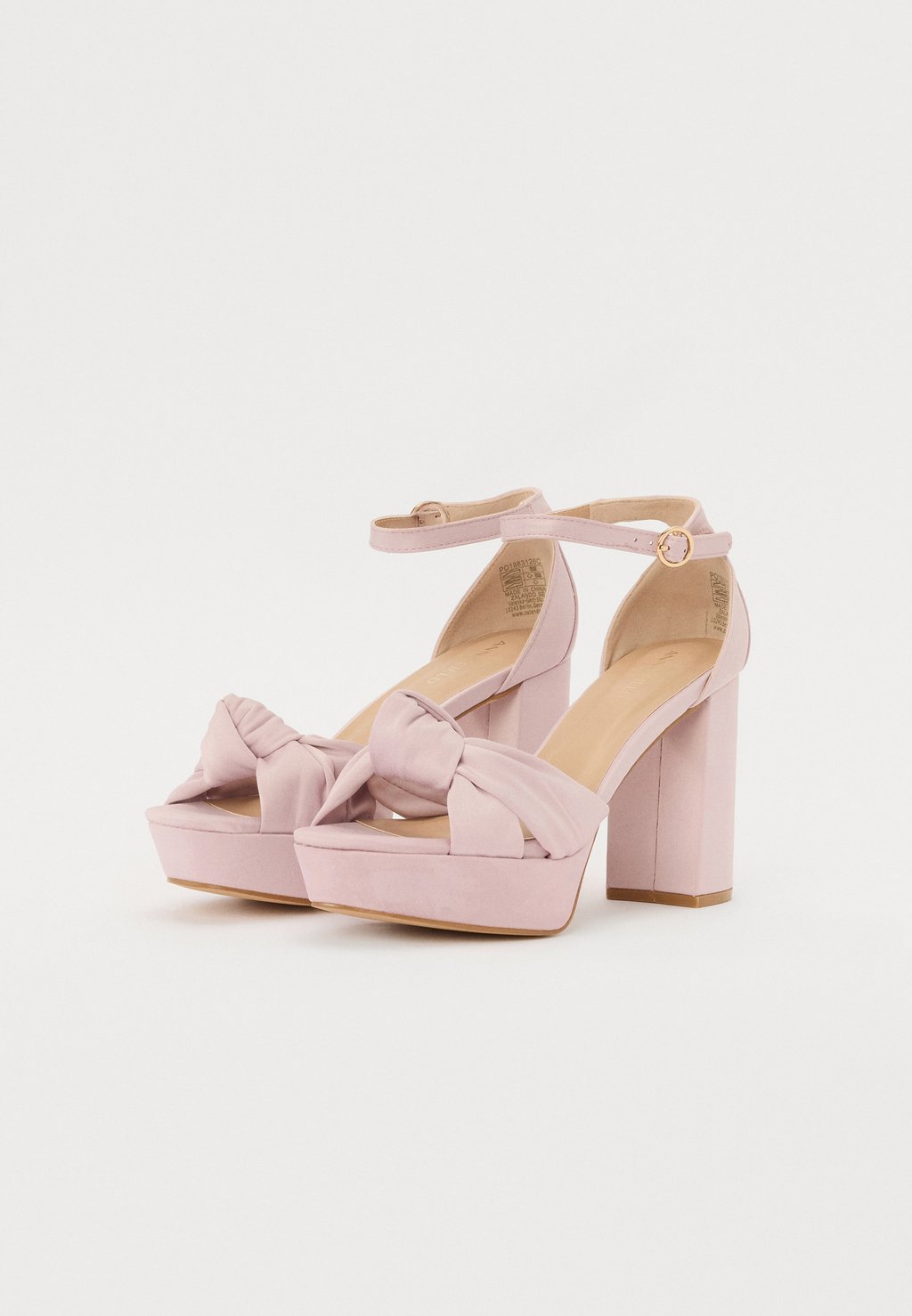 Босоножки на платформе High heeled sandals Anna Field Wide Fit, светло-розовый — фото 2