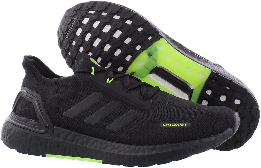 Кроссовки Adidas Унисекс-взрослые Ultraboost Summer.rdy, черный/зеленый — фото 4