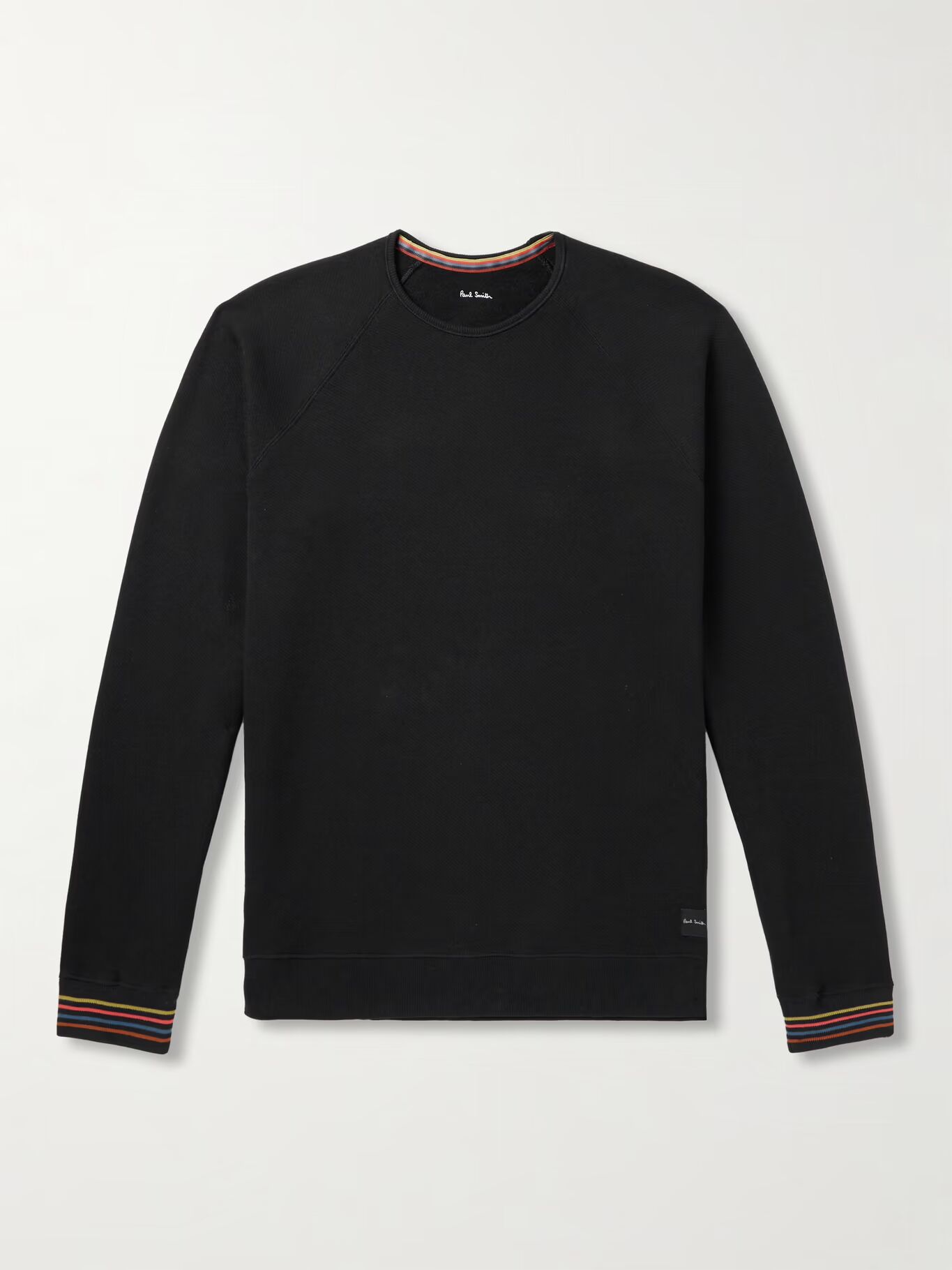 

Полосатая толстовка из хлопкового джерси PAUL SMITH, черный