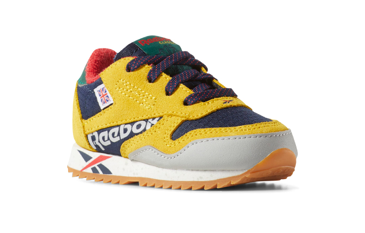 Классические кожаные низкие кроссовки для малышей Infant And Toddler Reebok — фото 4