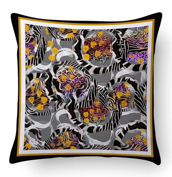 

Подушка с цифровой печатью Ideallux, 40x5x40 см, многоцветный