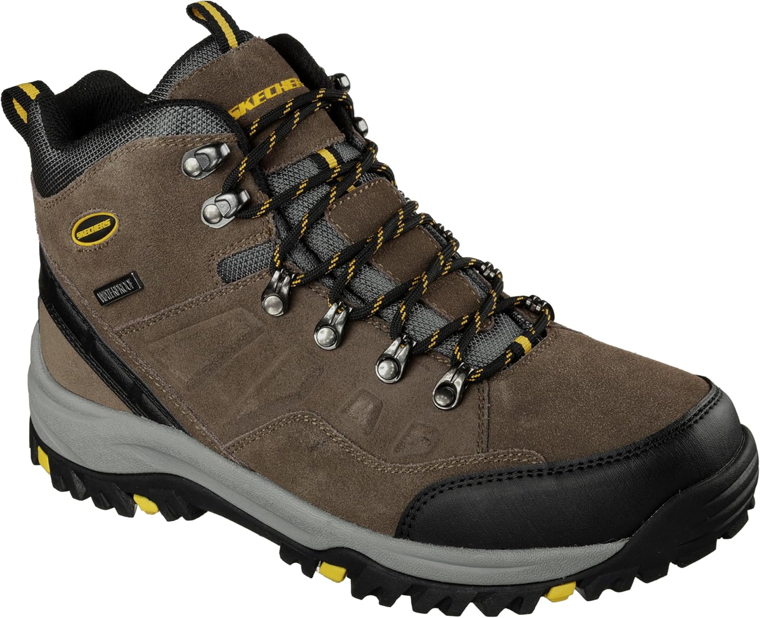 Мужские походные ботинки Skechers Relment-Pelmo, хаки — фото 4