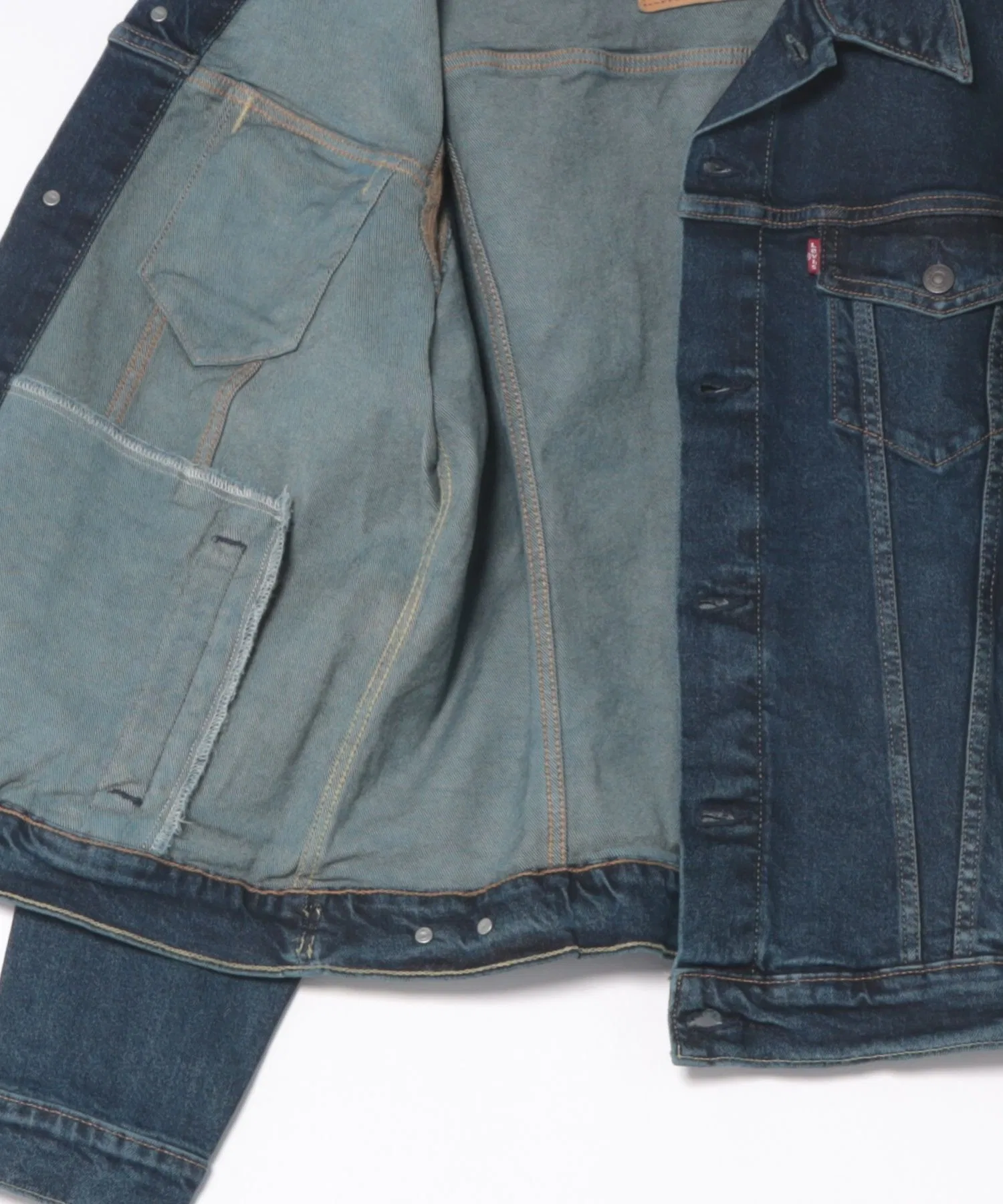 【LEVI'S】3rd TRUCKER JACKET - Классическая американская повседневная джинсовая куртка — фото 3