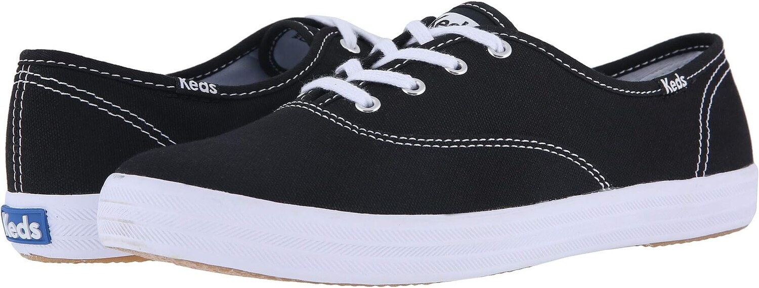 

Кроссовки Champion Canvas Lace-Up Keds, цвет Black Canvas, Черный, Кроссовки Champion Canvas Lace-Up Keds, цвет Black Canvas