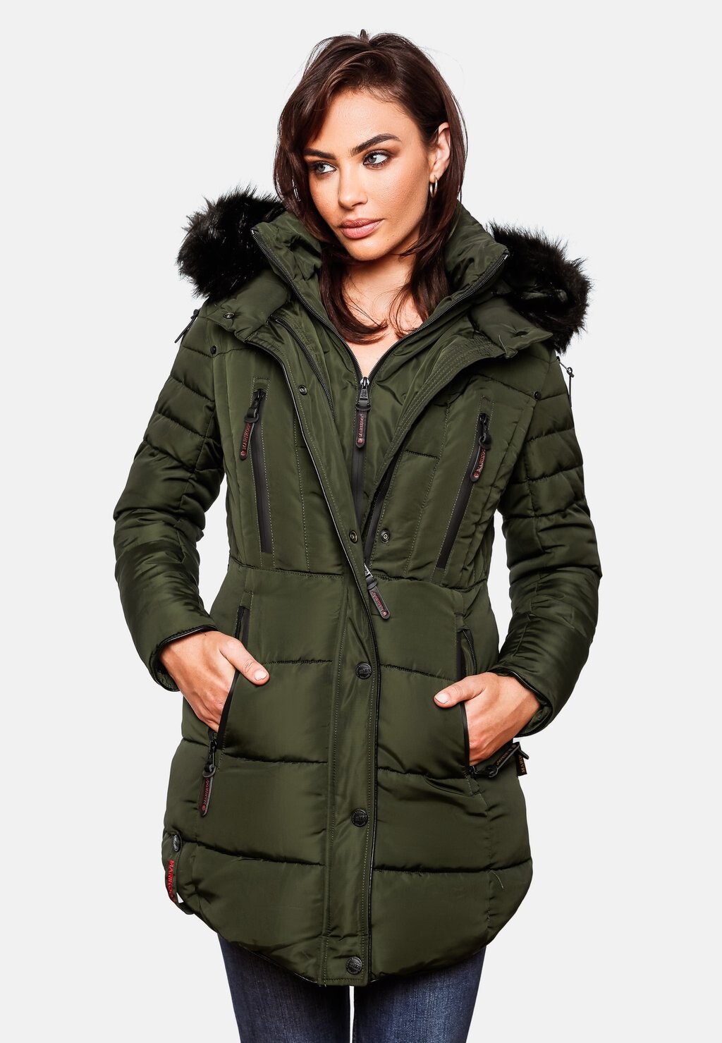

Зимнее пальто Moonshine Marikoo, цвет olive