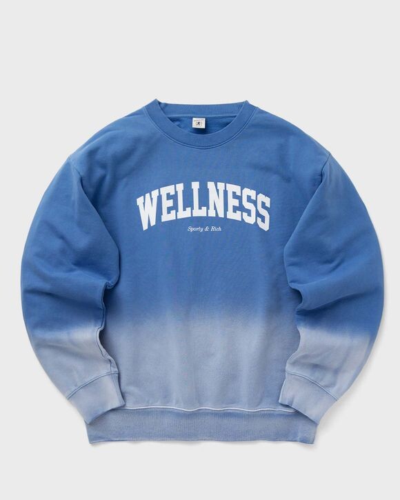 

Толстовка Sporty & Rich Wellness Ivy Crewneck Dip Dye, цвет dip dye blue