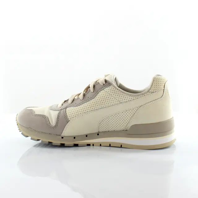 Белые синтетические кроссовки Menser Tx 3 nbkr 361902 04 Puma, бежевый — фото 3