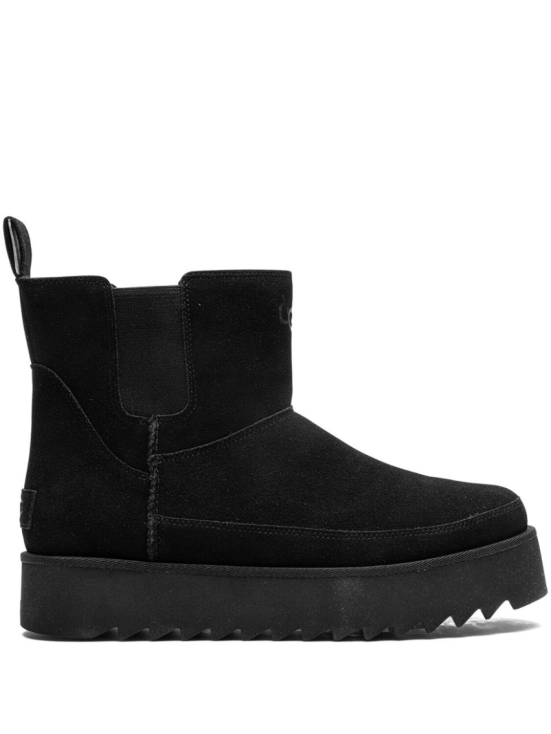 

Ботинки Chelsea Platform Mini "Black Suede" UGG, черный