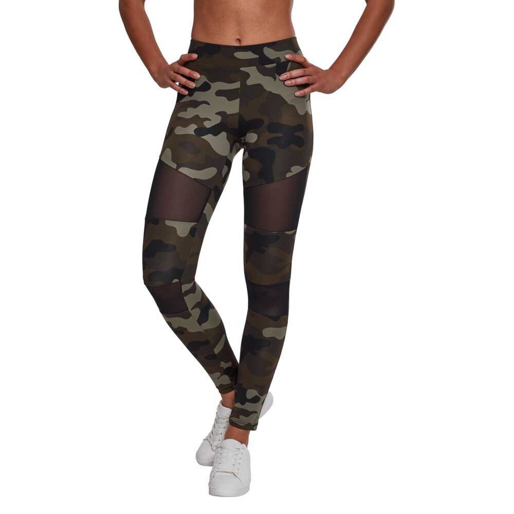 

Леггинсы Urban Classics Camo Tech Mesh, зеленый