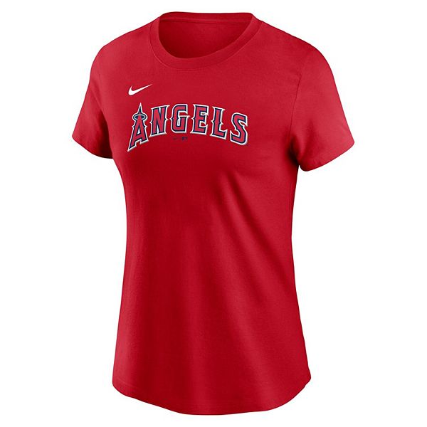 Футболка с именем и номером Майка Траута Los Angeles Angels Nike — фото 3