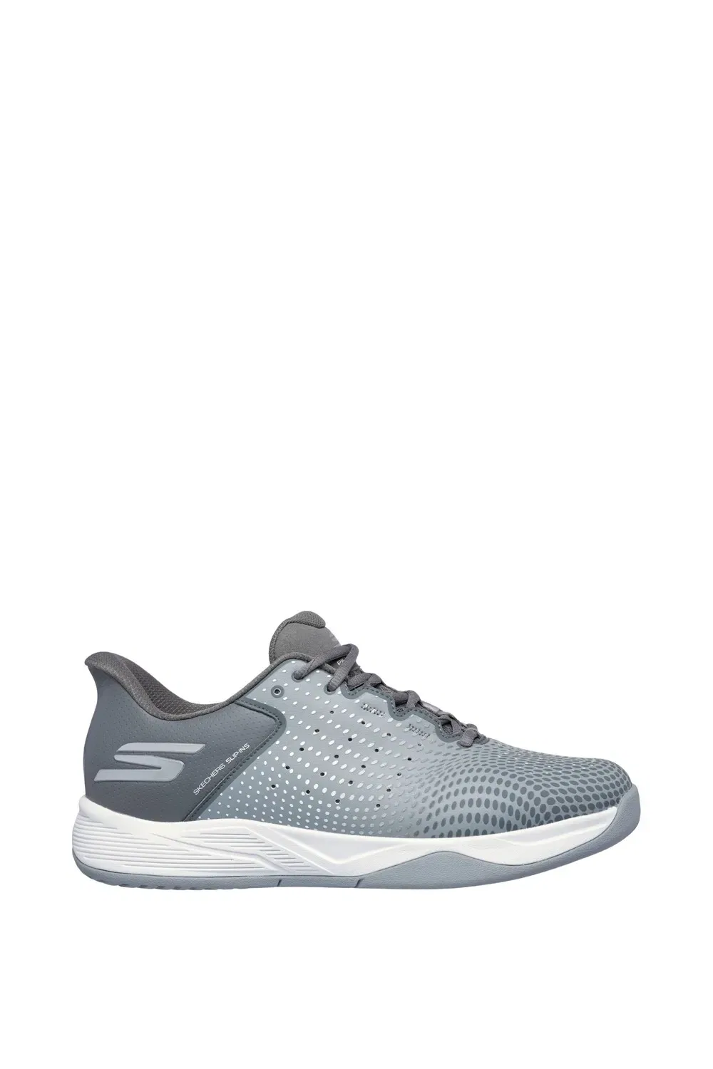 Кроссовки Skechers Slip-ins Relaxed Fit Viper Court Reload, серый — фото 2
