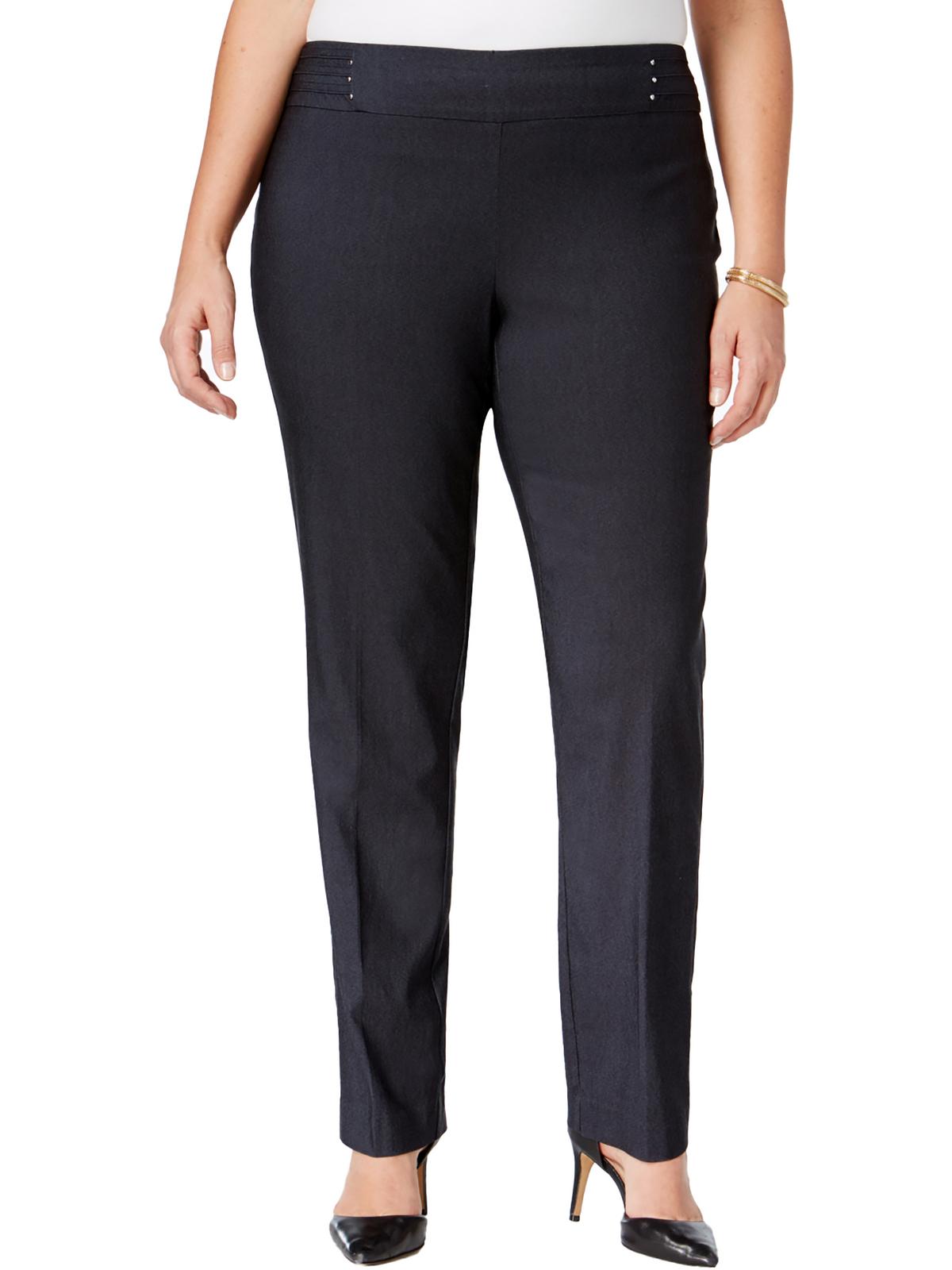 

Женские облегающие брюки с высокой талией Plus JM Collection, цвет waverly denim