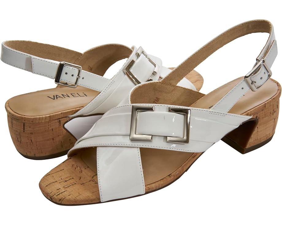 

Туфли Vaneli Clovis, цвет White Patent