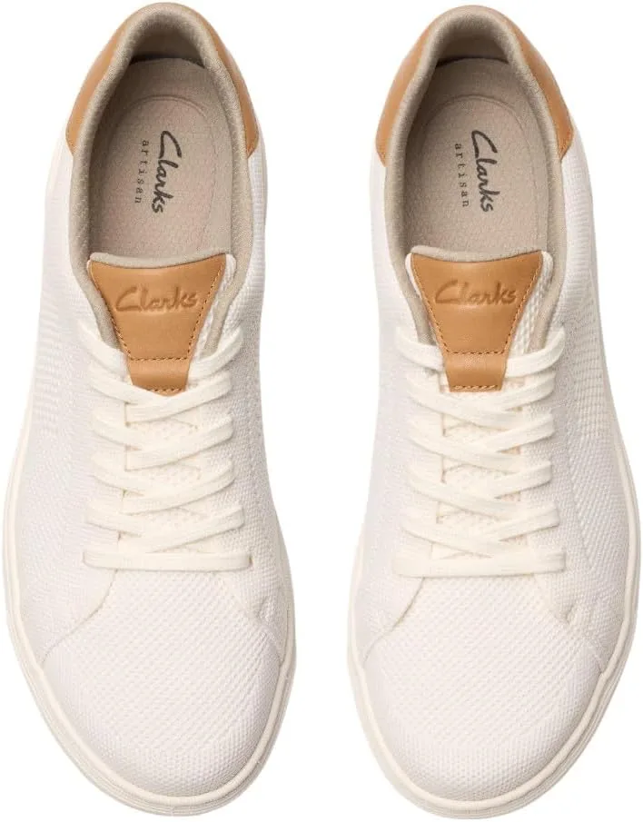 Мужские кроссовки Clarks Mapstone Lace, белый — фото 3