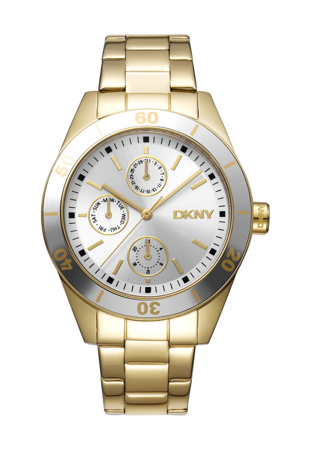 

Часы с хронографом DKNY, золотой
