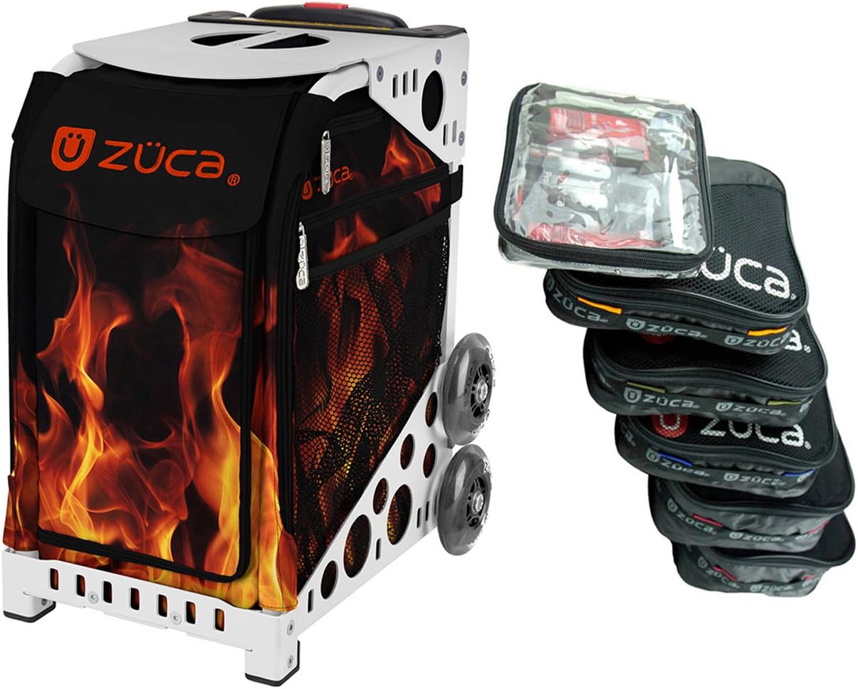 

Сумка-вкладыш ZUCA "Blaze Sport", белая рама, мигающие колеса, упаковочные карманы