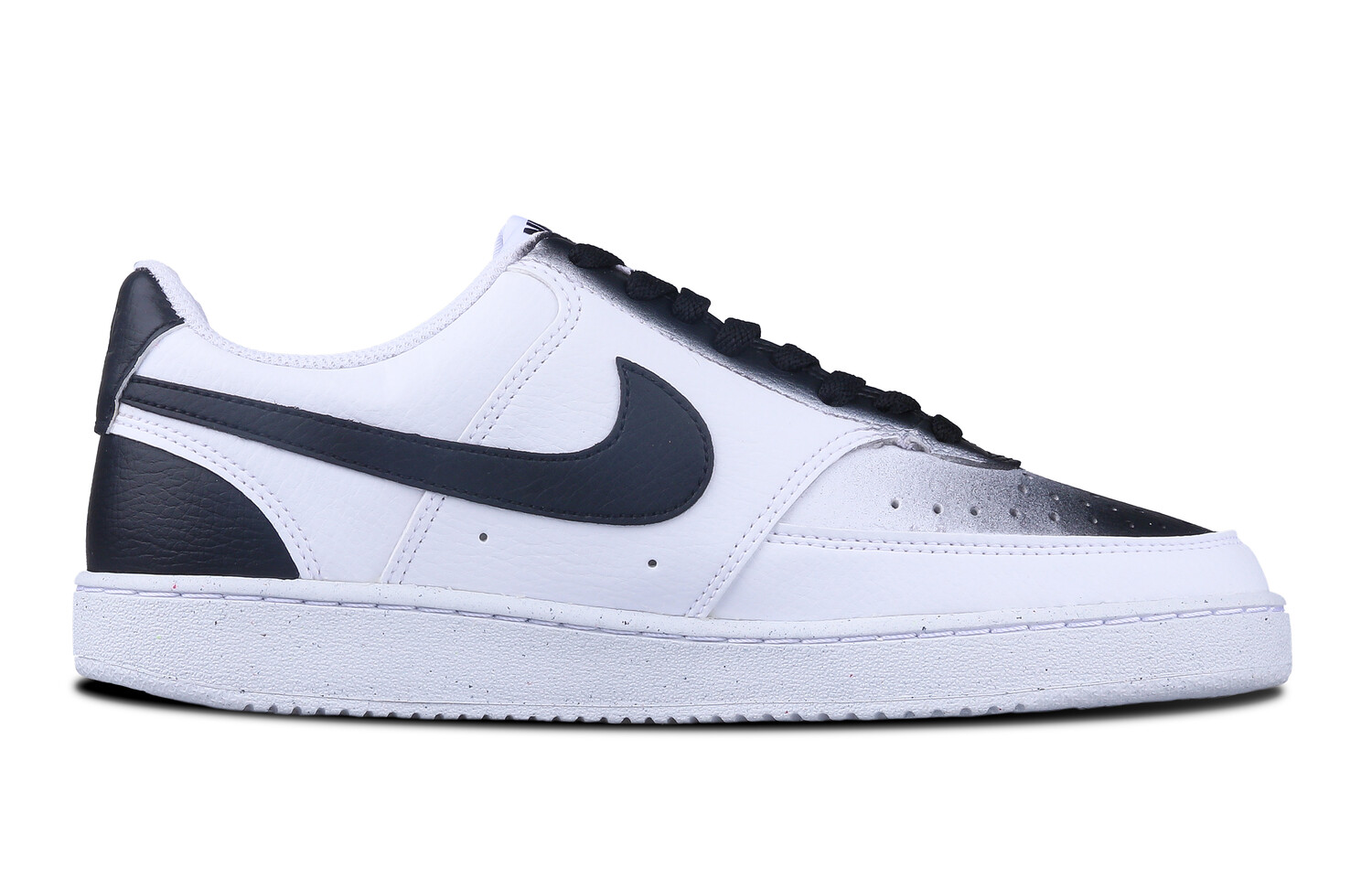 

Кроссовки Nike Court Vision 1 Skateboarding Shoes Women's Low-top Black/White, черный/белый