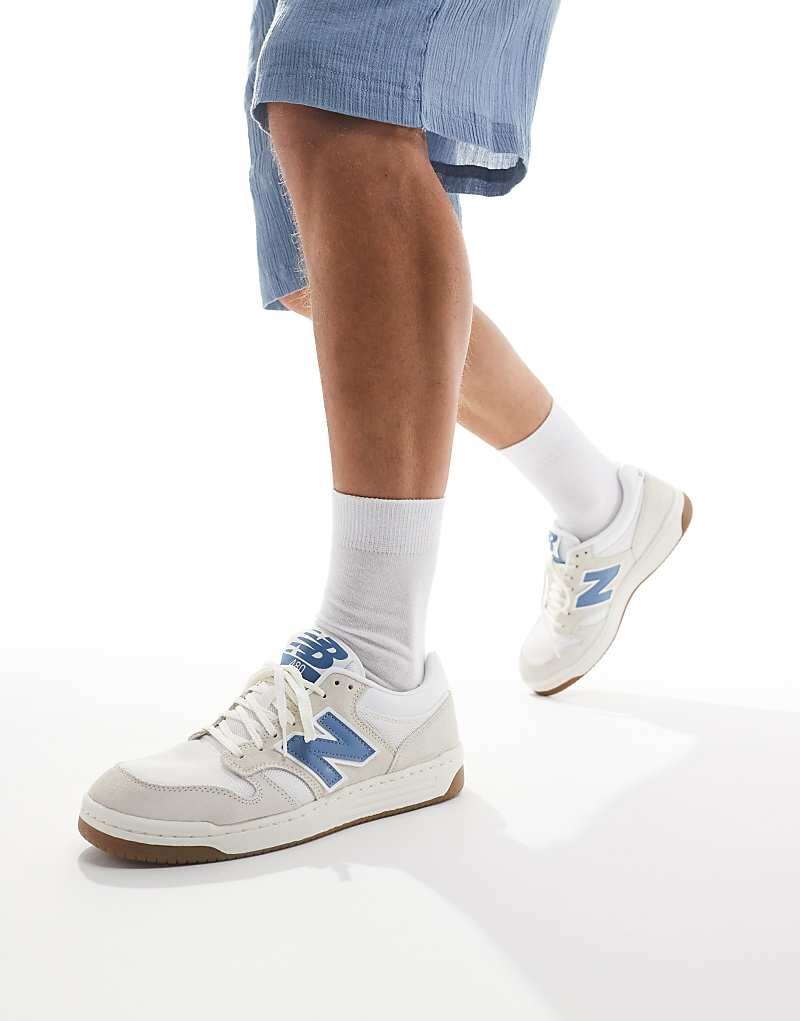 

Бело-синие кроссовки New Balance 480, Синий, Бело-синие кроссовки New Balance 480