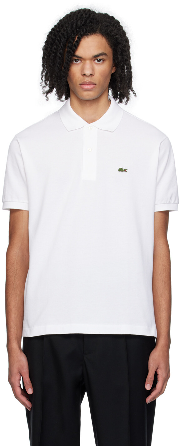 

Белое поло L.12.12 Lacoste