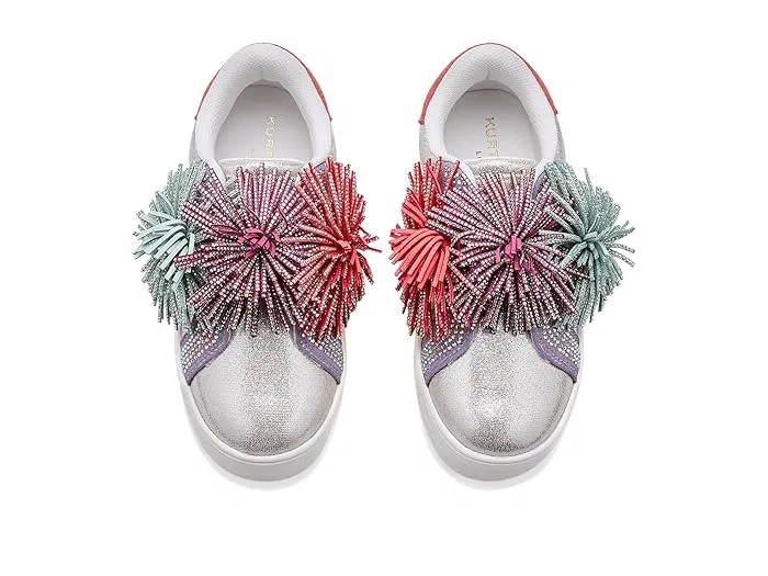 Кроссовки с бахромой Laney Fringe Kurt Geiger London Kids, Multi — фото 3