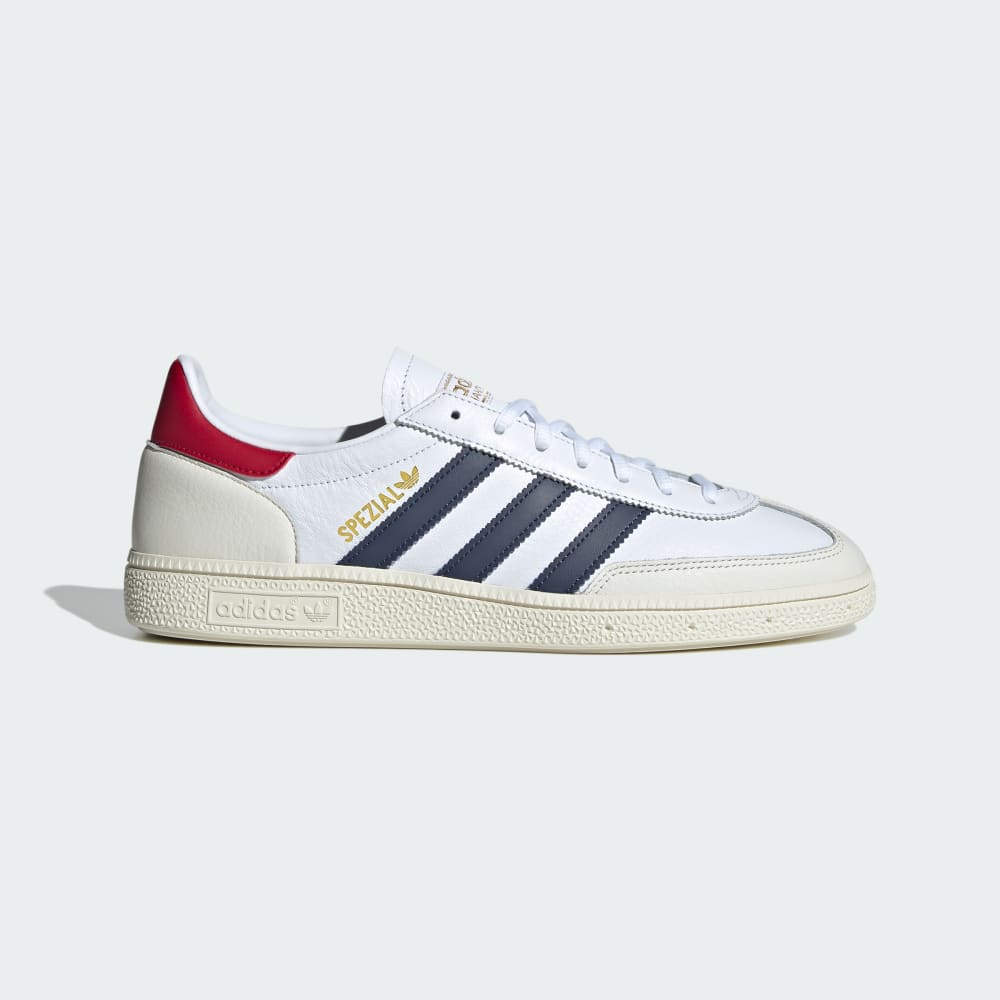 

Кроссовки Adidas Handball Spezial Shoes, цвет Cloud White/Shadow Navy/Team Victory Red