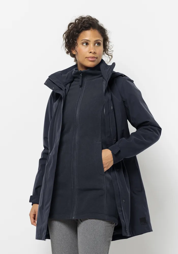 

Функциональное пальто 3-в-1 Jack Wolfskin "OTTAWA COAT", синий