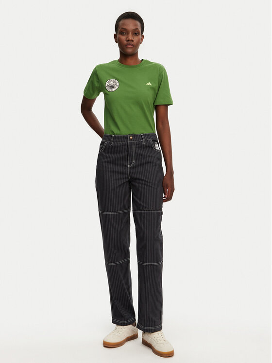 Футболка обычного кроя FARM Graphic JD6292 Adidas, зеленый — фото 2