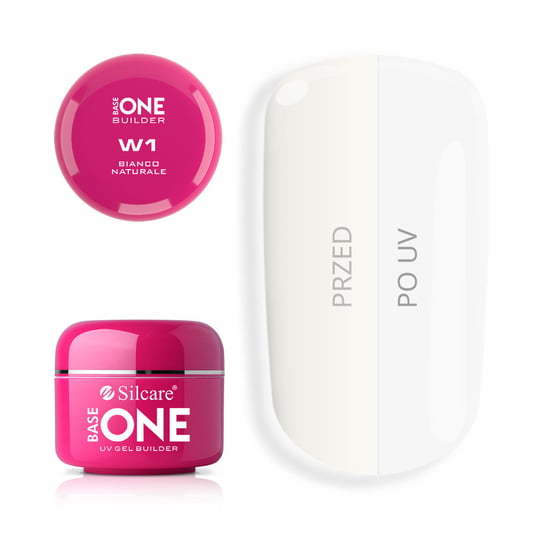 

УФ-гель Base One Bianco W1 Naturale, 5 г Silcare