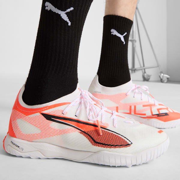 Мужские футбольные бутсы Ultra 5 Pro Cage Puma, белый — фото 2