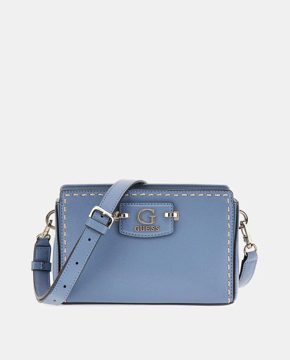 

Сумка через плечо на молнии Guess, синий