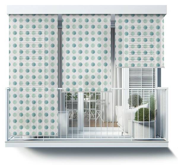 

Рулонные шторы Tulup Punkte in zwei Farben, 80x290x1 см, зеленый