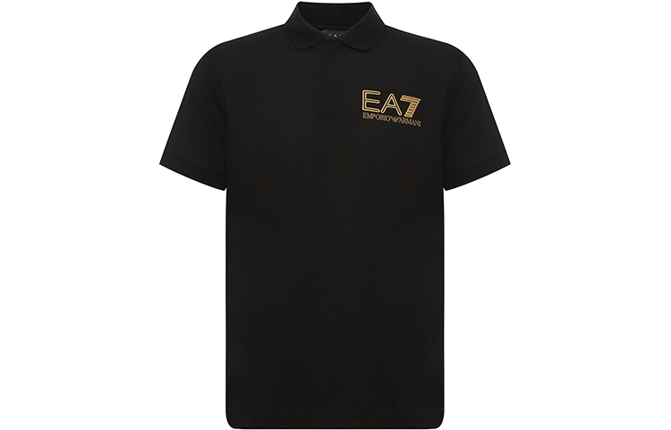 

Футболка поло мужская черная EA7 EMPORIO ARMANI