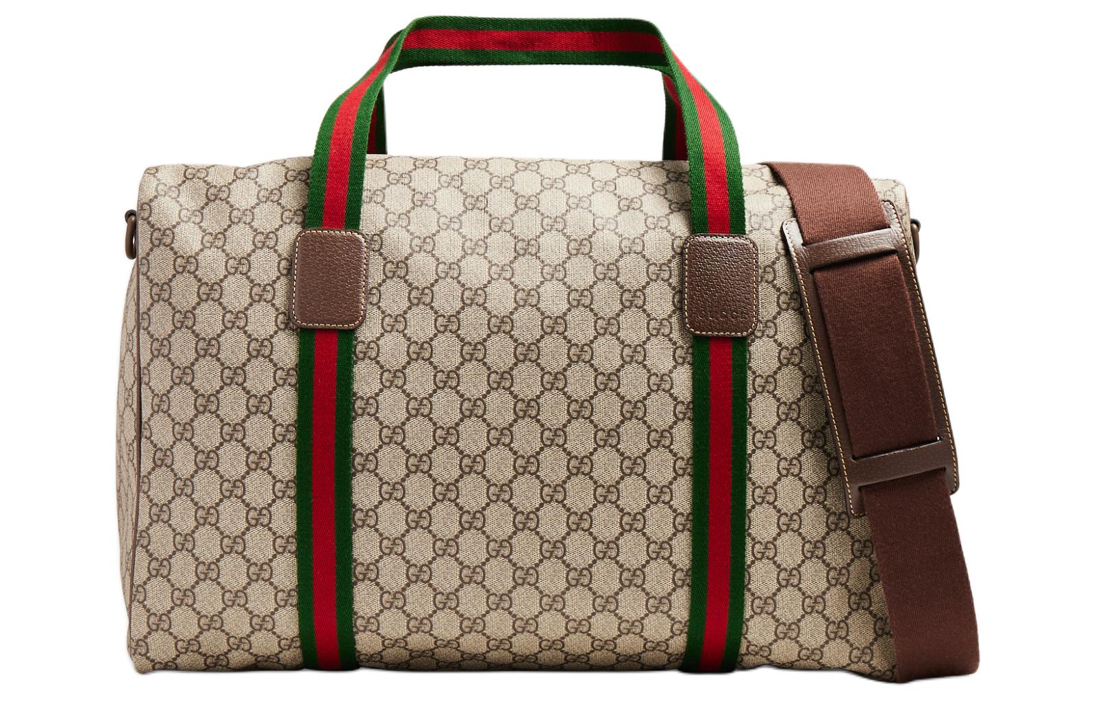 

Сумка мужская кожаная, через плечо, кроссбоди, дорожная GUCCI, basic set (bag+dust bag)