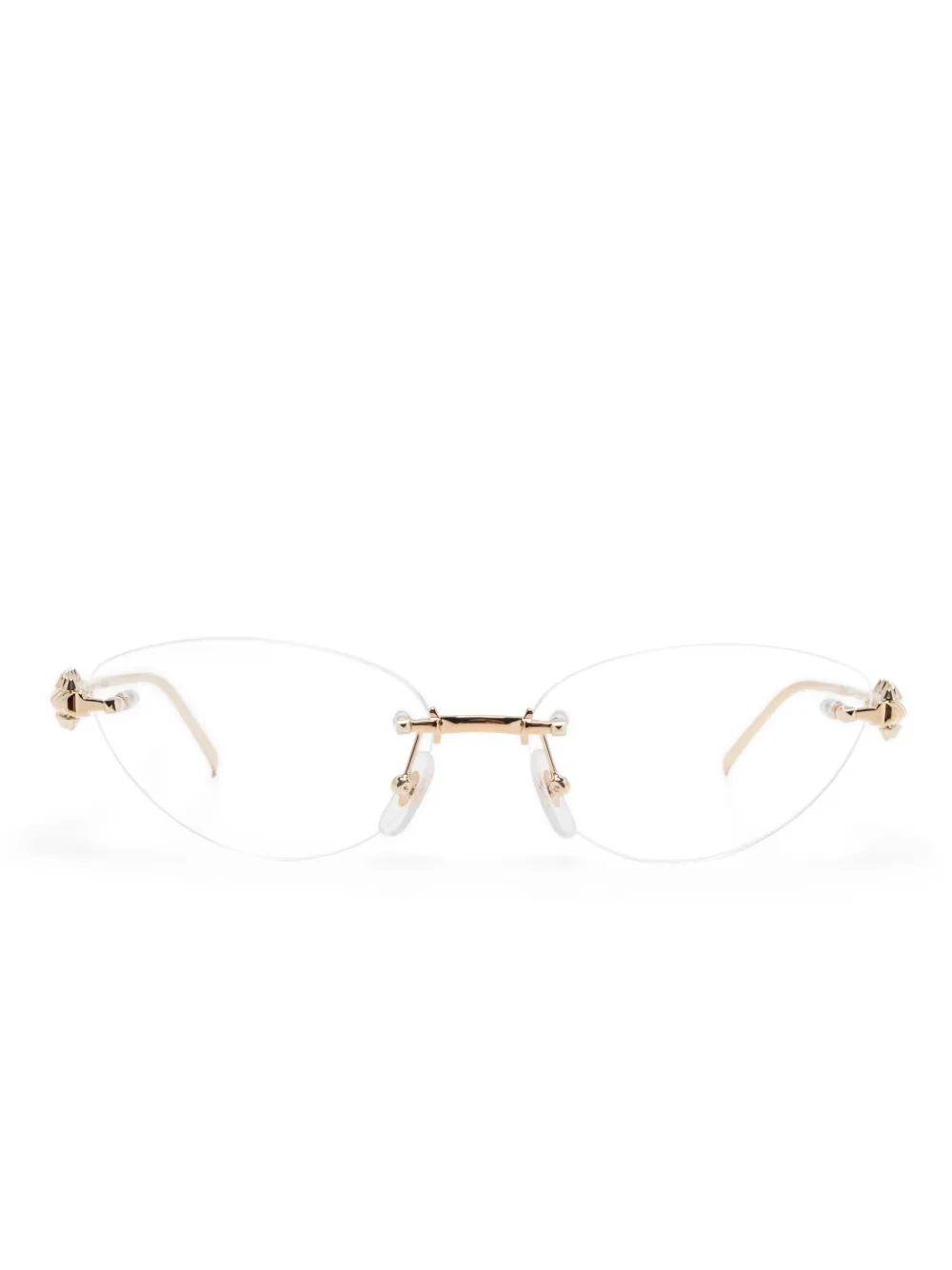 

Очки Clash de Cartier Cartier Eyewear, золотой