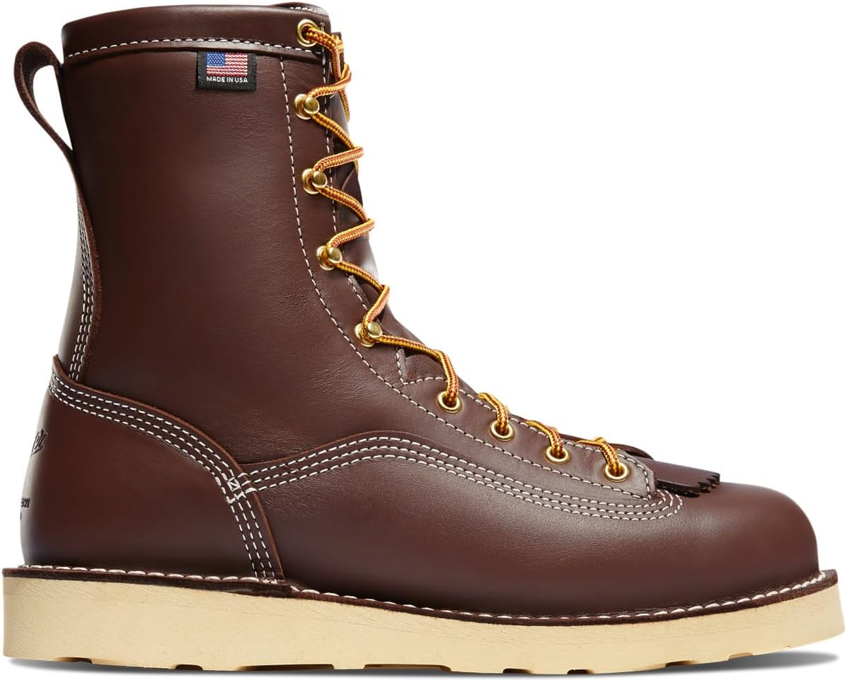 Мужские ботинки Danner Power Foreman 8 NMT- прочная, водонепроницаемая защитная рабочая обувь для комфорта на весь день, коричневый — фото 2