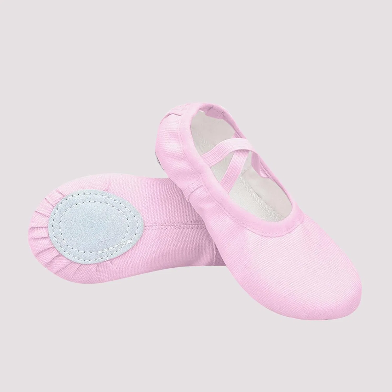Танцевальные туфли для девочек, без завязок, Pink — фото 2