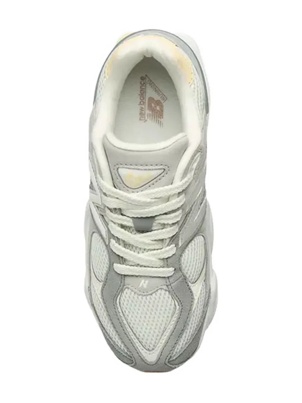 Сетчатые кроссовки на шнуровке New Balance Kids, серый — фото 3
