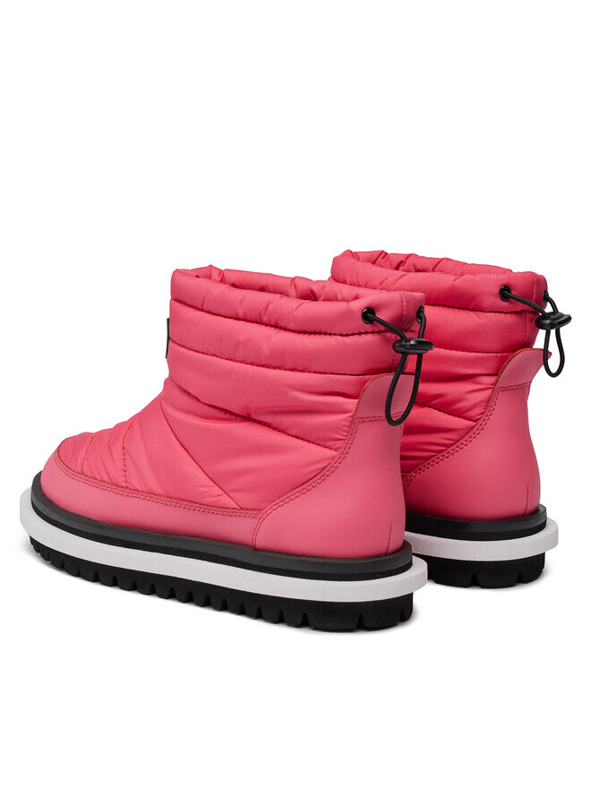 Ботинки на плоской подошве Tjw Padded Flat Boot Tommy Jeans, розовый — фото 3