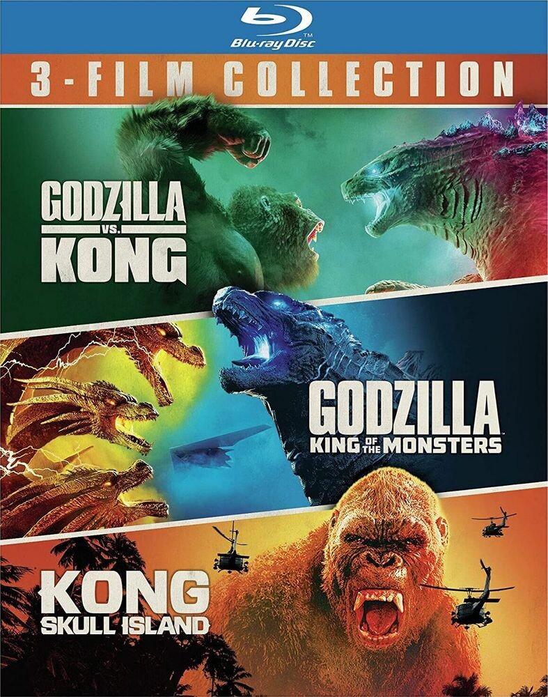 

Диск Blu-ray Godzilla / Kong 3-Film Collection