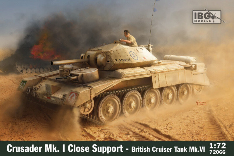 

IBG, Британский танк непосредственной поддержки Crusader Mk.I CS, Пластиковая модель IBG Models