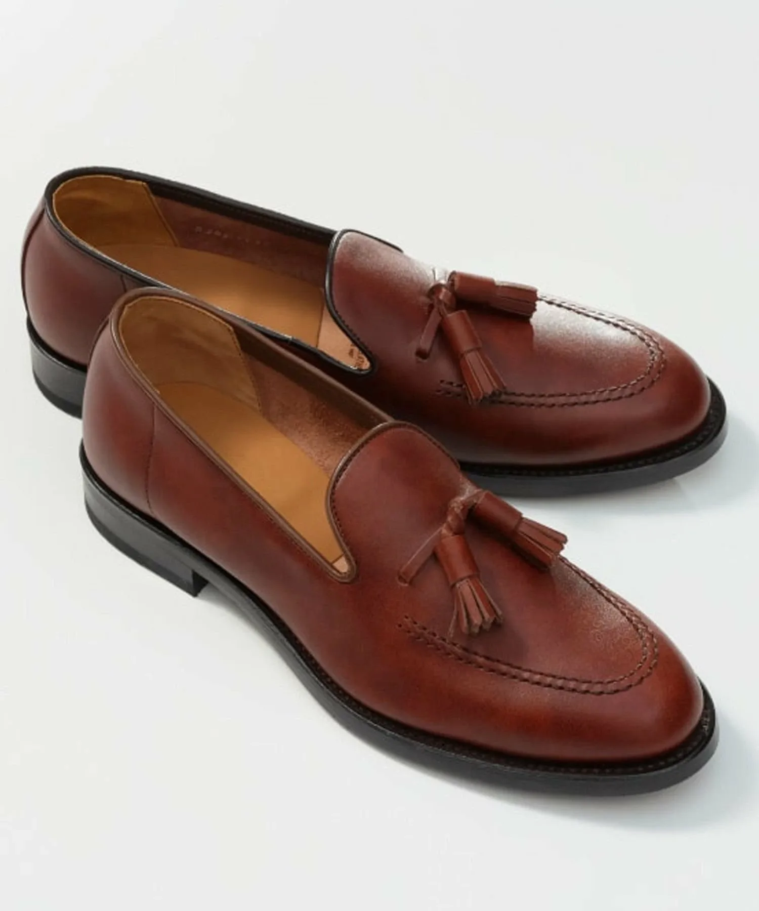 Деловые туфли Regal 13GL коричневого цвета с кисточками Regal, brown — фото 4