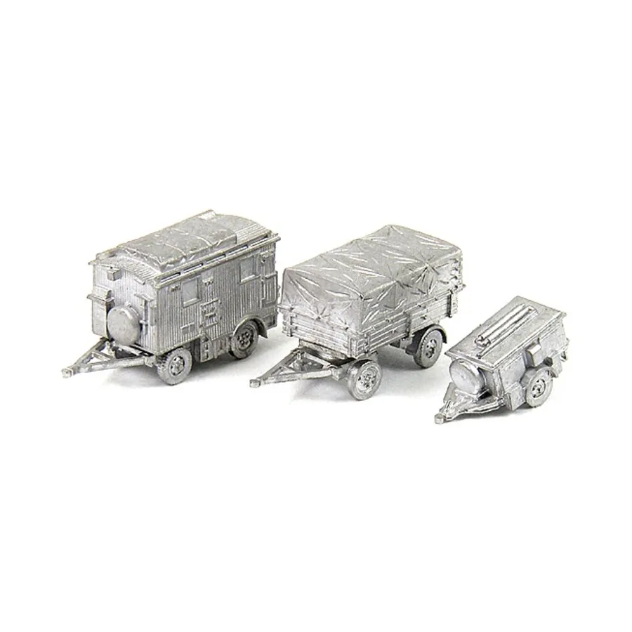 

Немецкие трейлеры, WWII Micro Armour - Germany - Armored Cars and Miscellaneous Vehicles (1:285)