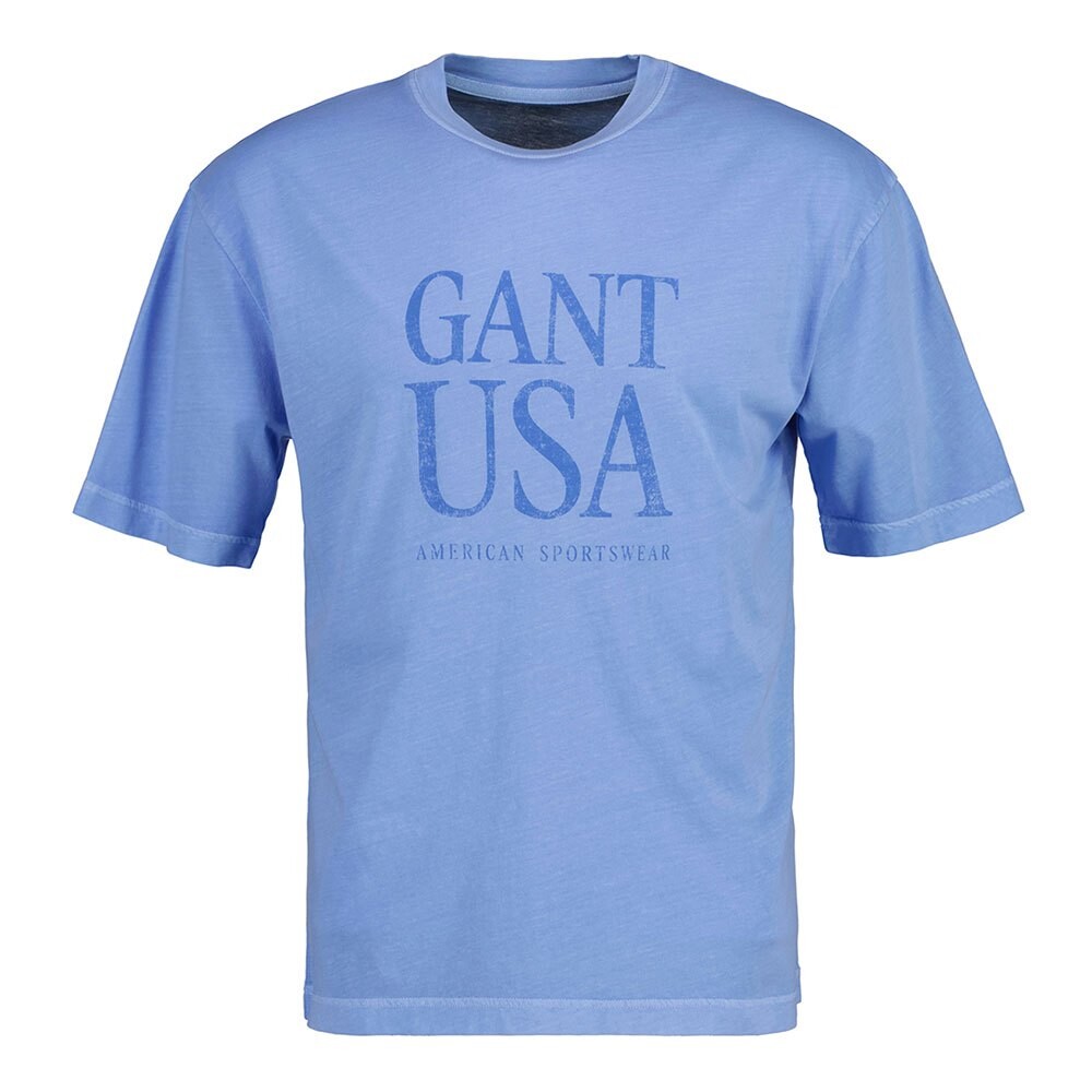 

Футболка с коротким рукавом Gant Usa De Sunfaded, синий