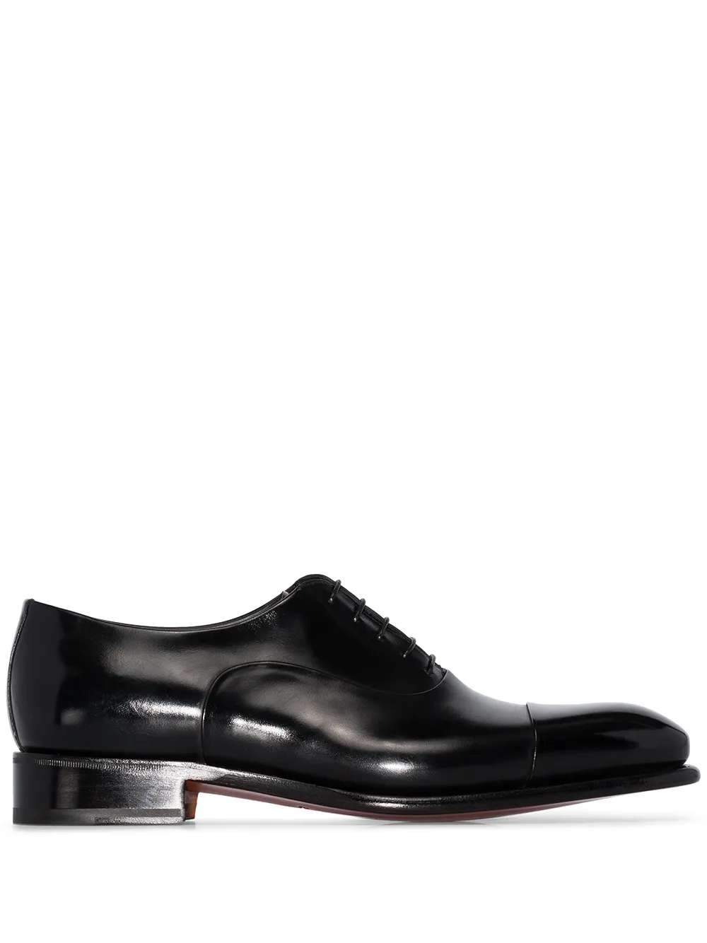 

Оксфорды на шнуровке Santoni, черный